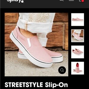 Splay Pink Slip-On Women's Shoes